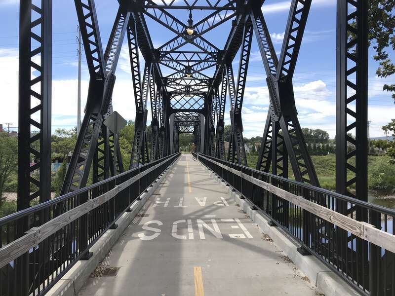 Westfield River Bridge, Columbia Greenway Rail Trail, Westfield Massachusetts