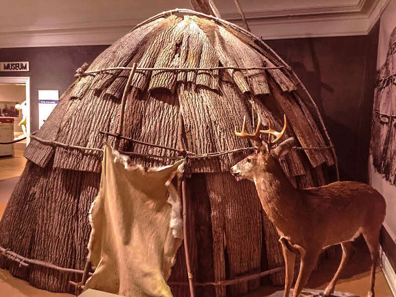 Founded 1903, the Berkshire Museum
in Pittsfield, Massachusetts describes itself as
&quot;a museum of art, natural history, and ancient
civilization ... you never know what you’ll find!&quot;

The wigwam is no longer on display.