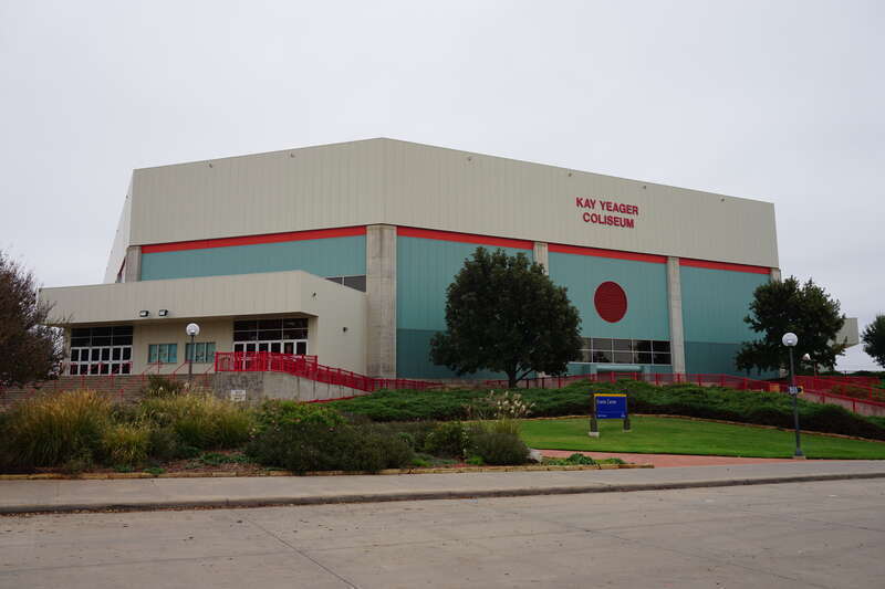 The Kay Yeager Coliseum in Wichita Falls, Texas (United States).