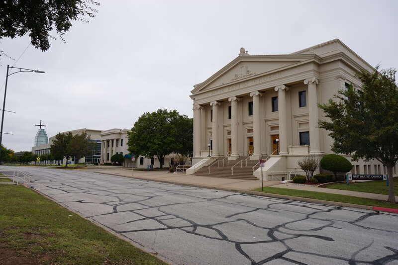 First Baptist Church in Wichita Falls, Texas (United States).