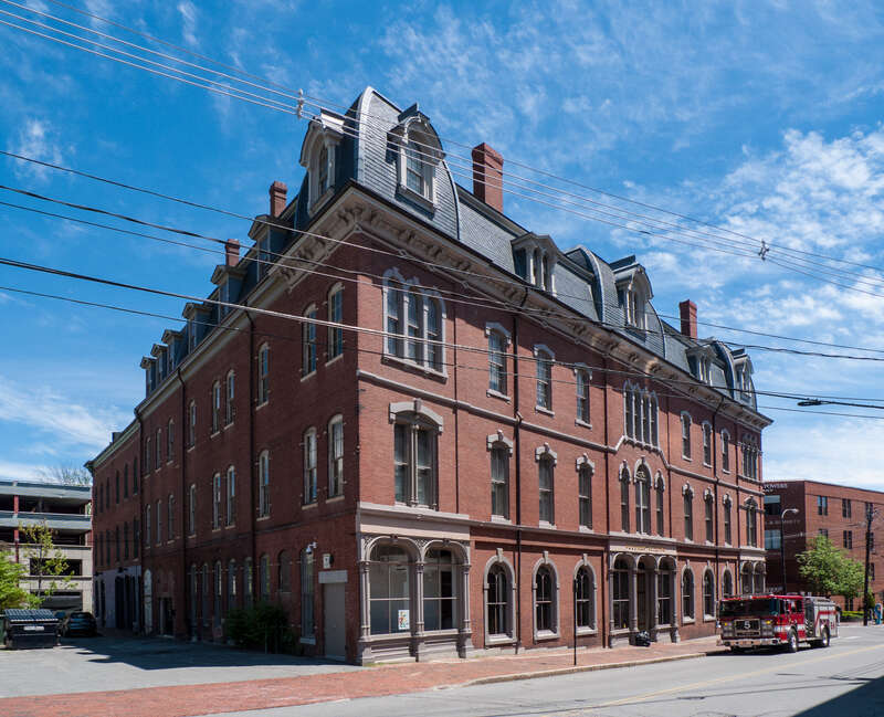 Woodman Building is a historic commercial block located at 133-141 Middle Street in Portland, Maine. Built 1867.