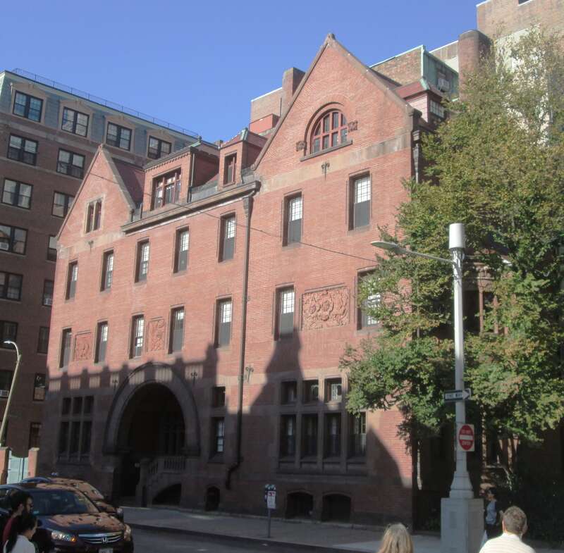 233 Clarendon Street at the corner of Newbury Street in the Back Bay neighborhood of Boston, Massachusetts, was built from 1879 to 1880 and was designed by Henry Hobson Richardson as the rectory for Trinity Church.  After 1893, a floor was added
