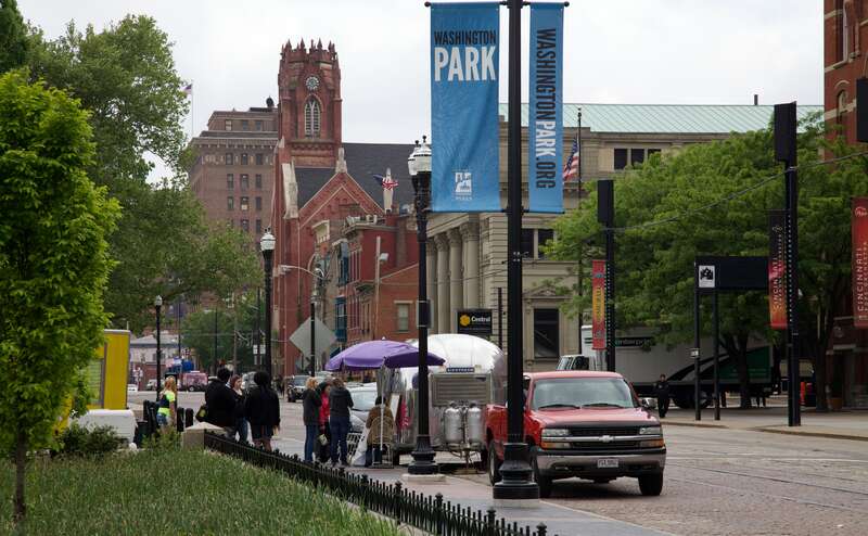 Washington Park in Cincinnati.