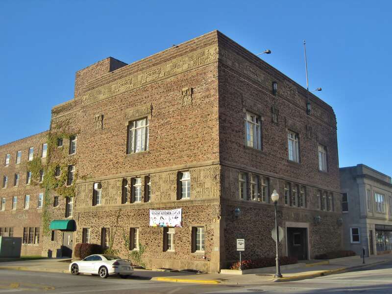 Aurora Elks Lodge #705 (1926). It is an example of a short-lived Mayan architectural revival following discoveries in the 1920s.






This is an image of a place or building that is listed on the National Register of Historic Places in the United