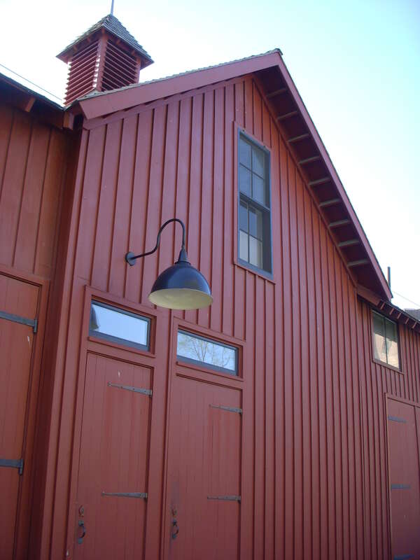 The carriage house at the Benjamin Harrison House in Indianapolis, Indiana