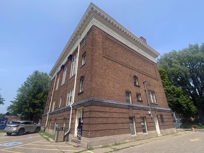 Back of Charles Thompson Memorial Hall
1824 Marshall Ave, St Paul, MN
St Paul, Minnesota, USA.

Built in 1916, it was the first social club in the nation designed exclusively for the deaf.