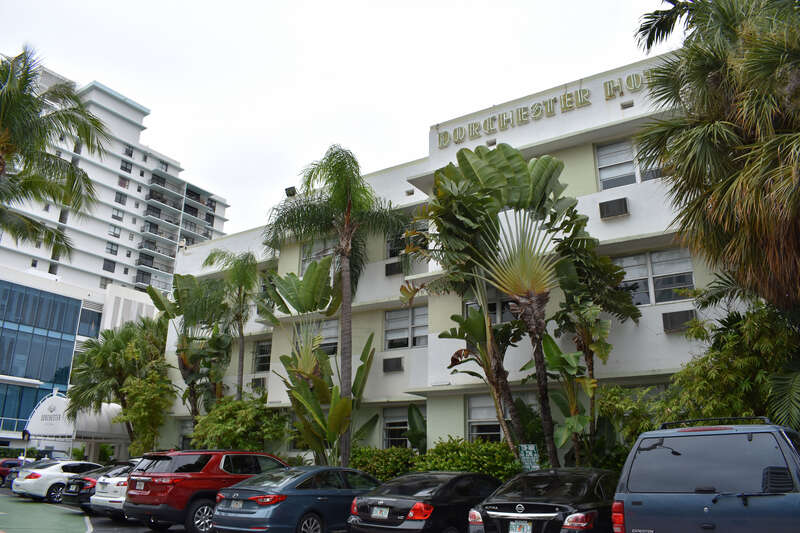 The Dorchester Hotel is part of the Miami Beach Architectural District.