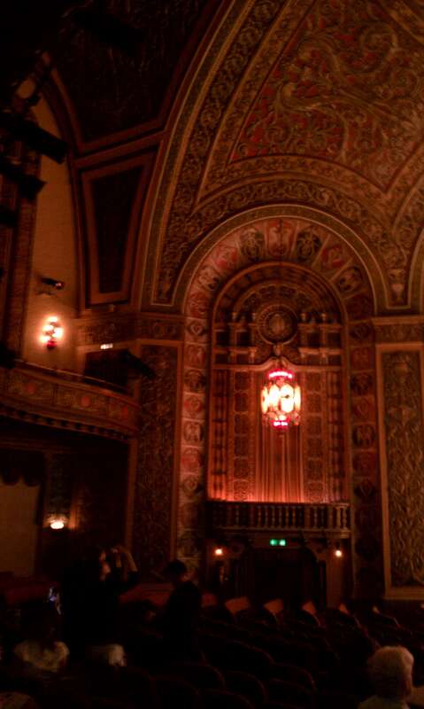 Interior of the Embassy Theatre in Fort Wayne, Indiana.