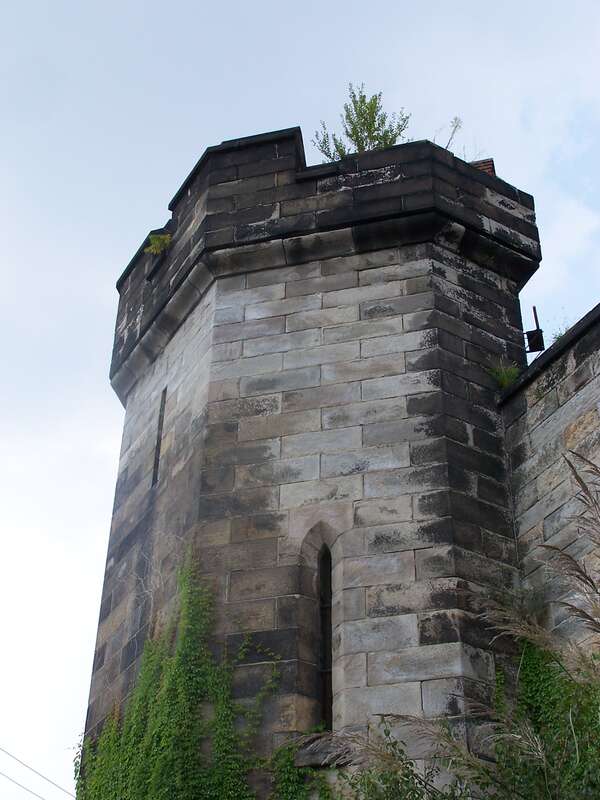 From the outside. Must have been imposing back in the day.