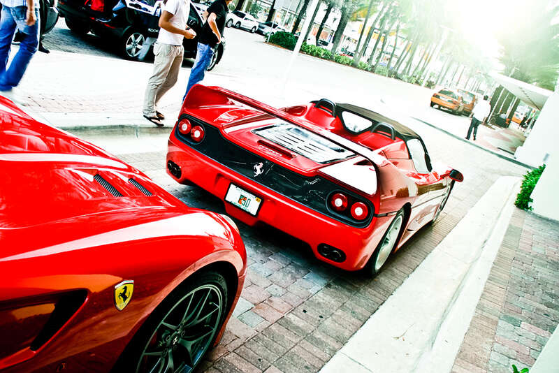 Ferrari F50 and 599GTO belong to one owner.