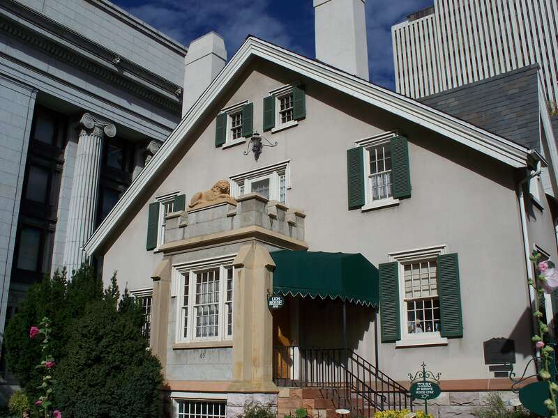 Brigham Young's Lion House in Salt Lake City, Utah.