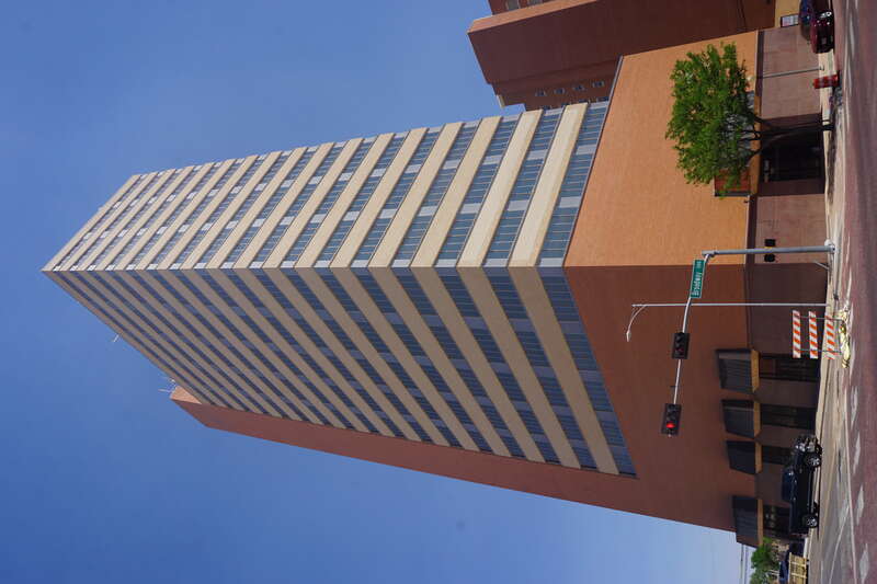 The Metro Tower in Lubbock, Texas (United States).