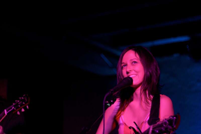 The singer and songwriter Meiko during her performance of the Hotel Cafe Tour at the Doug Fir restaurant in Portland, Oregon, USA