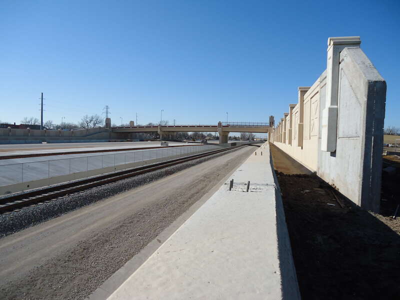 New I-40 and Railroad coorridore OKC December 2011