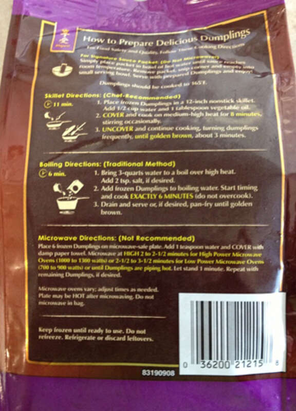 September 18, 2013 – Product Recall – Specific Lots of P.F. Chang's Home Menu Pork and Leek Dumpling Frozen Appetizers Recalled Due to Undeclared Allergen

. For additional information, please refer to the company issued press release available on