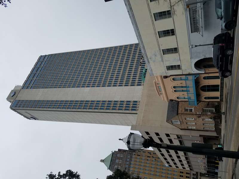 The RSA–BankTrust Building from nearby Bienville Square.