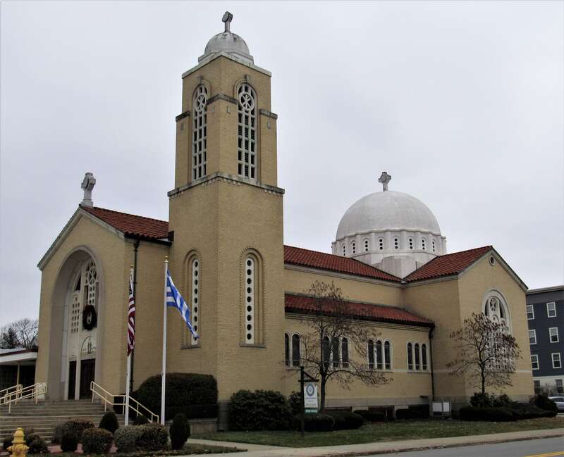 St. Spyridon Greek Orthodox Cathedral in Worcester, Massachusetts.