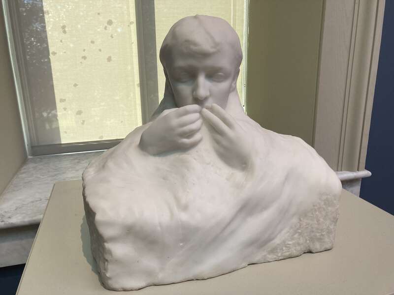 The Young Convalescent, marble sculpture by Auguste Rodin, ca. 1906-07.
