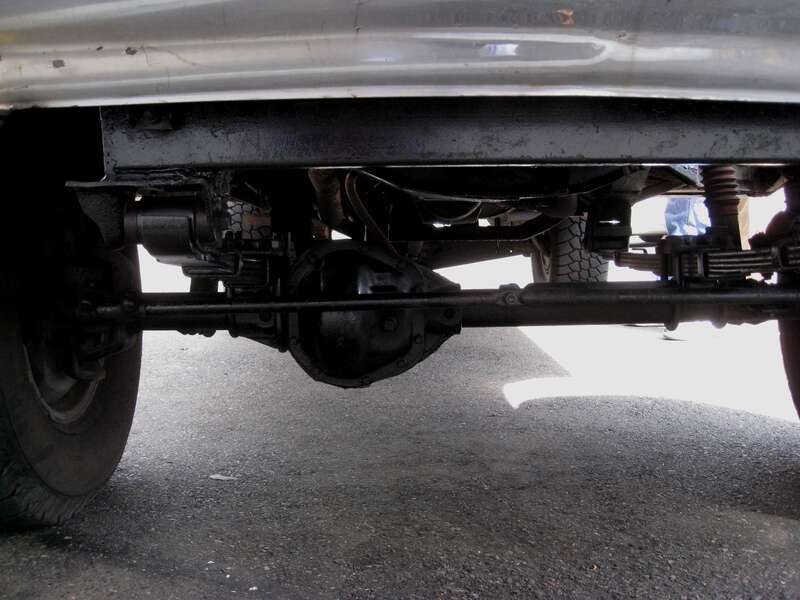 This is quite a modified 1957 Chevy wagon that I saw at Leenas - my favorite local North City diner. I thought is was quite interesting, I had to run back and get my camera - for some reason, my wife was more interested in getting brekky.

s100724
