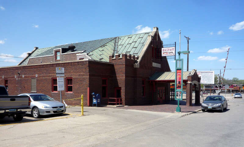 The Old Soo Depot Transportation Museum, housed in the
historic Soo Line depot (built 1912), located in historic downtown Minot, North Dakota, USA.  The Depot once served the Minneapolis, St. Paul and Sault Ste. Marie Railroad, which is now part of
