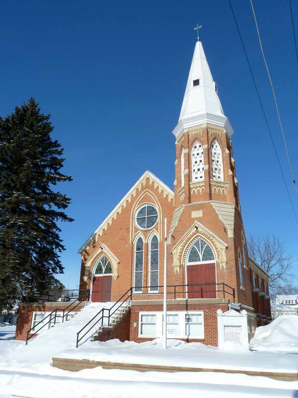 Spring Valley Methodist Episcopal Church, Spring Valley, Minnesota, USA.