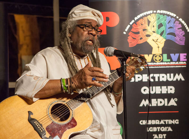 Blackberri performs at an event in Oakland, California.