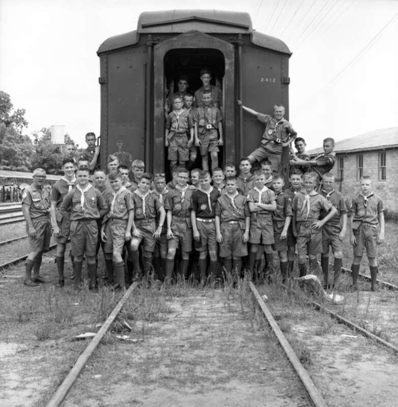 Persistent URL: floridamemory.com/items/show/262760
Local call number: TD00838
Title: Boy Scout Troop 74 in Tallahassee, Florida
Date: July 16, 1960
Physical descrip: 1 photonegative - b&amp;amp;w - 60 mm.
Series Title: Tallahassee Democrat