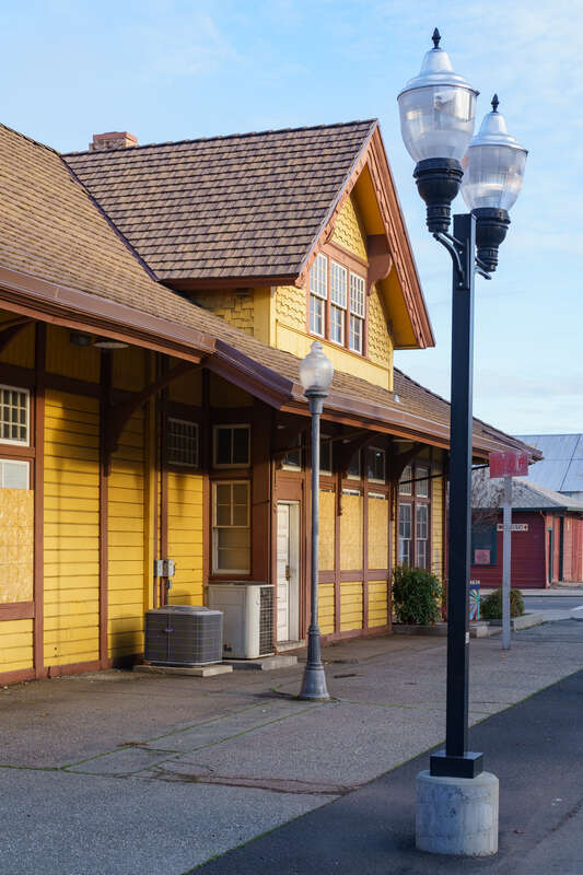 Chico station, a passenger station in the South Campus Neighborhood of Chico, California, served by Amtrak