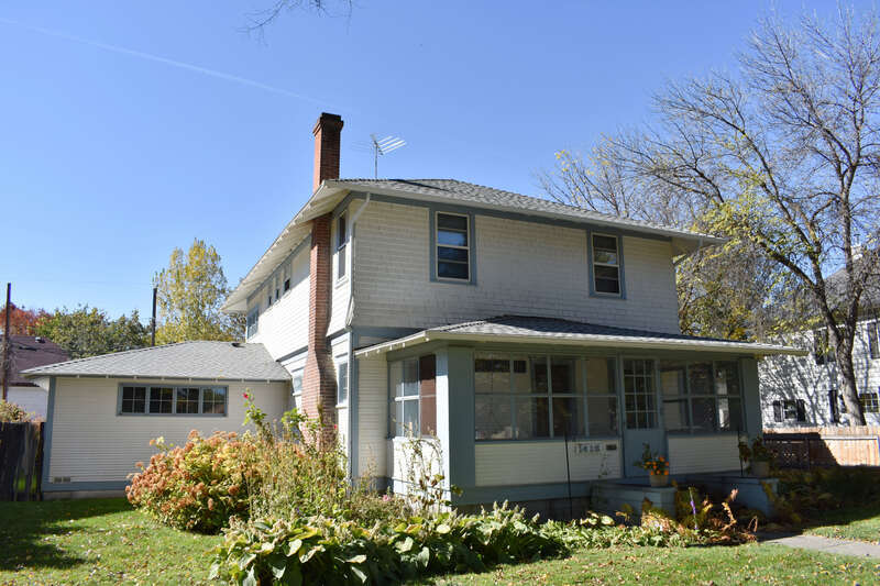 The Clifford and Henrietta Kaley House (1909) is part of the Caldwell Residential Historic District, also known as the Steunenberg Historic District. Dr. Kaley practiced medicine in Caldwell.