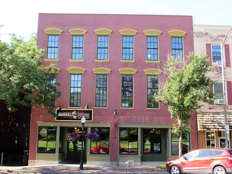 Davenport Motor Row and Industrial Historic District in Davenport, Iowa. The building initially housed a furniture manufacturer, followed by the Salvation Army, a Buick car dealership, Davenport Candy Company, and Mace Chemical &amp;amp; Supply.