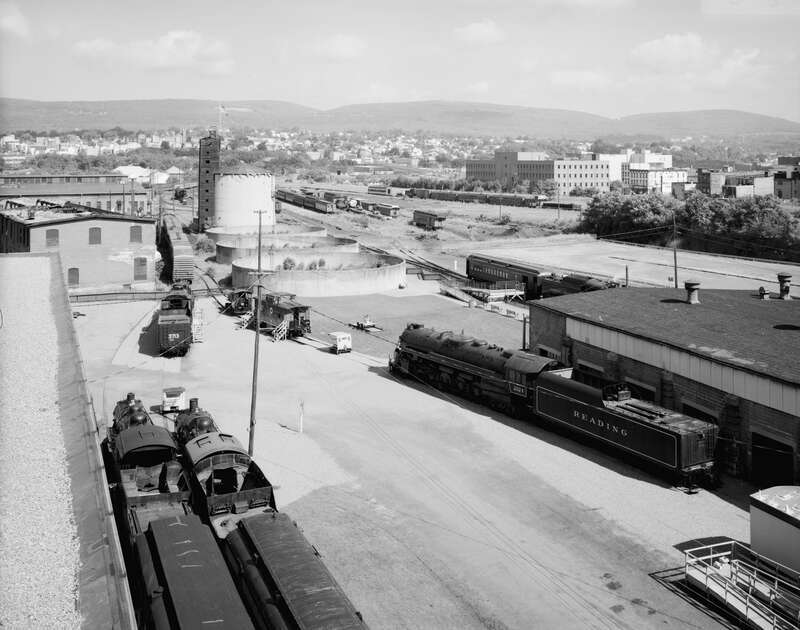 Overview of the former Delaware, Lackawanna and Western railyard in Scranton, Pennsylvania, United States.