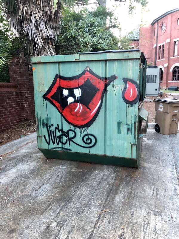 Dumpster, Richardson Civic Center, Greensboro, NC