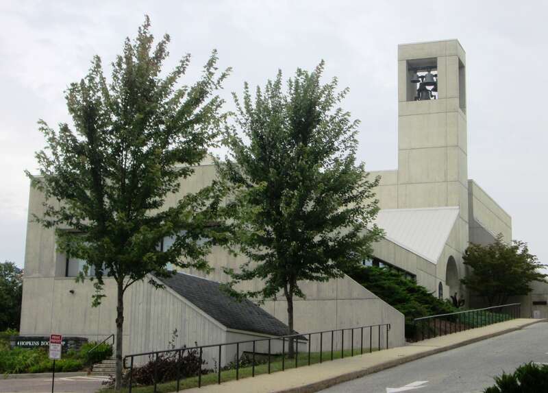 The Episcopal Cathedral Church of St. Paul at 2 Cherry Street on the corner of Battery Street in Burlington, Vermont was built in 1973 and was designed by Burlington Associates (now known as TruexCollins). It replaced an earlier cathedral which was