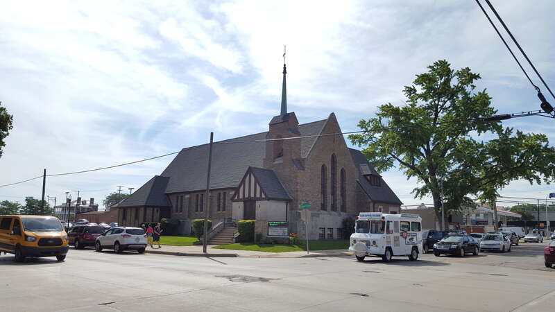 Fairlane Alliance Church, Dearborn, Michigan, a Christian and Missionary Alliance church. The building was formerly the First Presbyterian Church of Dearborn
