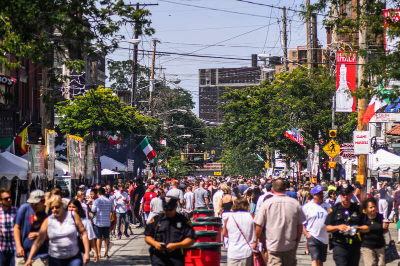 Feast of the Assumption in Little Italy Cleveland
