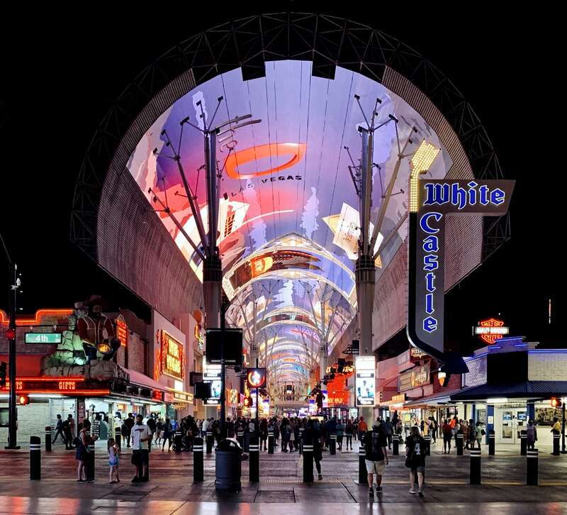 Fremont Street Experience in downtown Las Vegas, Nevada