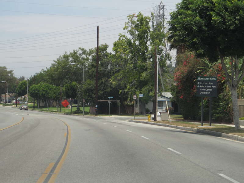 Monterey Park is a city in Los Angeles County, California, United States, 10 miles (16 km) east of Downtown Los Angeles. The city's motto is "Pride in the past, Faith in the future". Monterey Park is part of a cluster of cities (Alhambra, Arcadia,