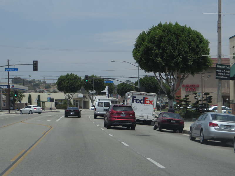 Monterey Park is a city in Los Angeles County, California, United States, 10 miles (16 km) east of Downtown Los Angeles. The city's motto is &quot;Pride in the past, Faith in the future&quot;. Monterey Park is part of a cluster of cities (Alhambra, Arcadia,