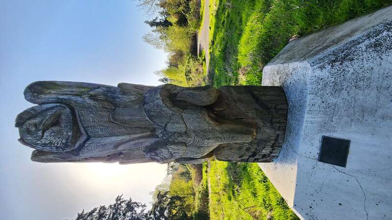 "High Mountain Companion" by Dudley C. Carter
Carved in 1962