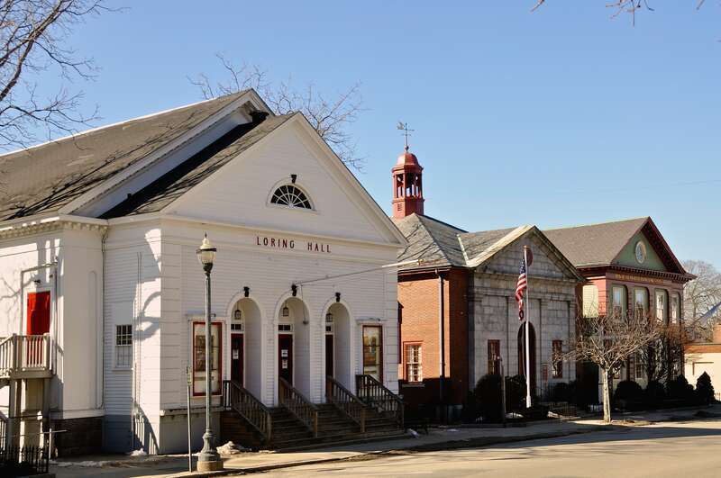 View of Main Street, Hingham, Massachusetts
