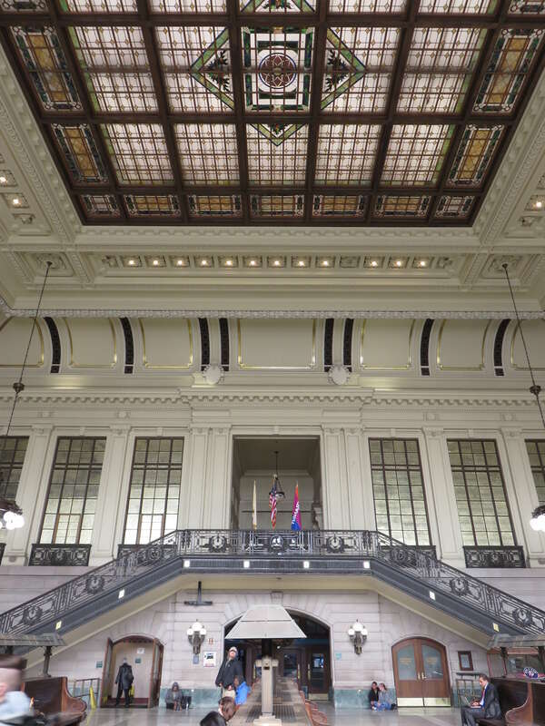 Interior of Hoboken Terminal in 2017