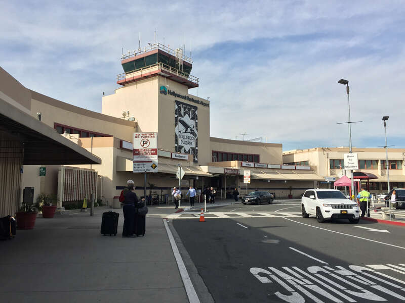 The recently renamed Hollywood Burbank Airport.