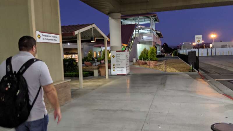 Hollywood Burbank Airport Bus Connector Entrance