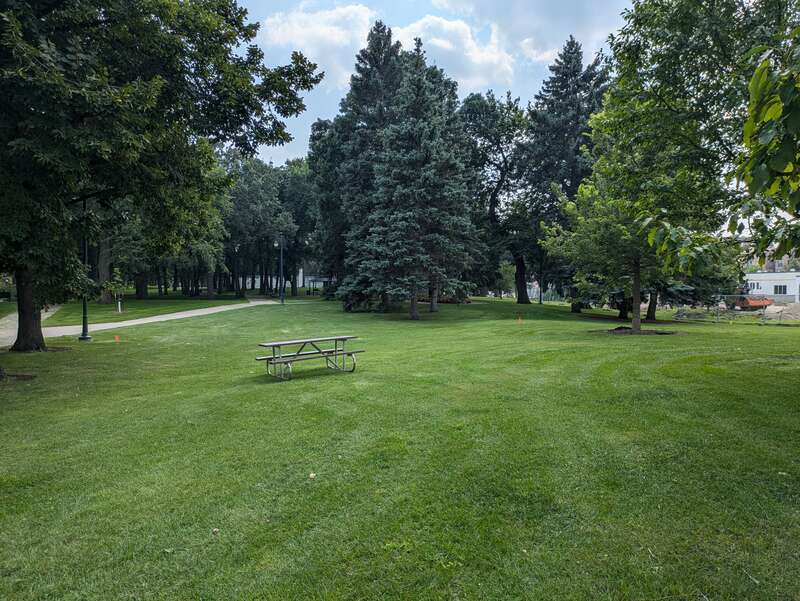 Island Park in Fargo, North Dakota, United States.