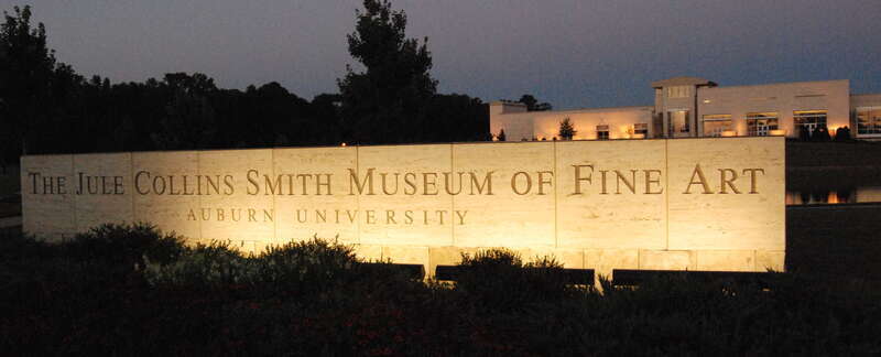 Jule Collins Smith Museum of Fine Art located in Auburn, Alabama.