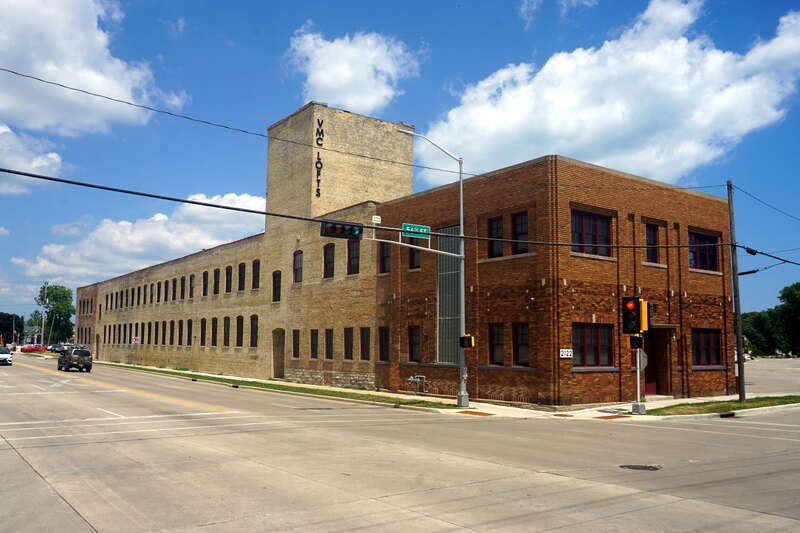 VMC Lofts (the former Vincent-McCall Company Building) in Kenosha, Wisconsin (United States).