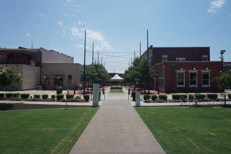 Wayne Ferguson Plaza in Lewisville, Texas (United States).