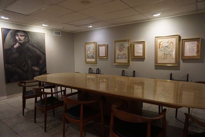 The Stone Works Conference Room inside the Longview Museum of Fine Arts in Longview, Texas (United States).