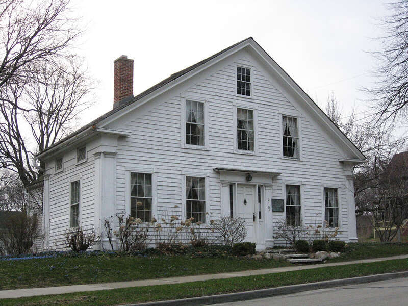 The Lowell Damon House — in Wauwatosa. 
I took this photograph and uploaded it on April 18, 2009.