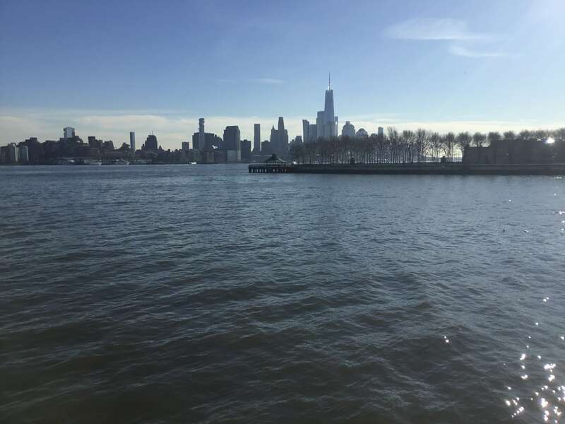 The Manhattan skyline seen from Hoboken